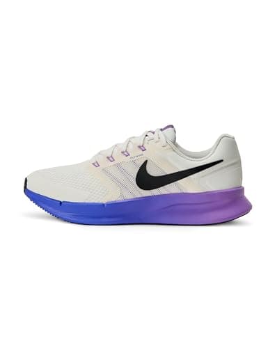 Nike Women's Run Swift 3 Road Running Shoes, Sail/Black-Bright Violet-Racer Blue, 5