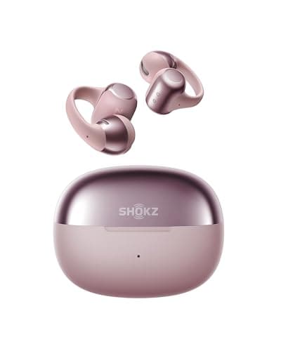SHOKZ OpenDots ONE-Open-Ear Headphones, Clip-On Earbuds-Wireless Bluetooth Earbuds with Microphone-Secure, Lightweight, Comfort-Premium Dolby Audio-Water Resistant-Fast Charging-Up to 40 hrs Playtime