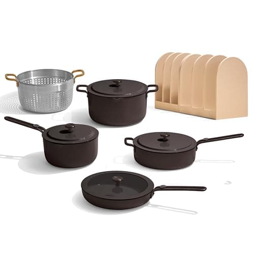 Our Place Essentials Complete Cookware Set, 11-Piece Ceramic Cookware Set