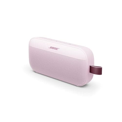 Bose SoundLink Flex Bluetooth Speaker (2nd Gen) - Portable Outdoor Speaker with Hi-Fi Audio, Waterproof and Dustproof, USB-C, Up to 12 Hours Battery Life, Petal Pink - Limited Edition Color