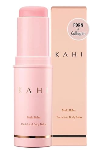 KAHI Wrinkle Bounce Multi Balm Stick | PDRN Collagen Wrinkle Stick | Korean Skin Care |All-in-One Hydrating Lip Balm Eye Cream Neck Cream Make Up Base & Face Mist Moisture Balm