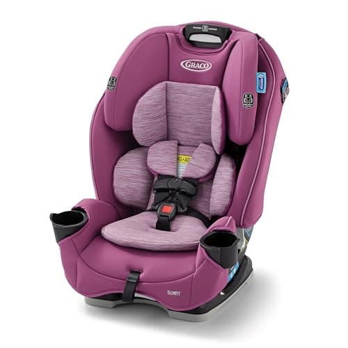 Graco® Slimfit 3-in-1 Convertible Car Seat, Space Saving Design, Forward & Rear-Facing, Highback Booster Option – Sydney