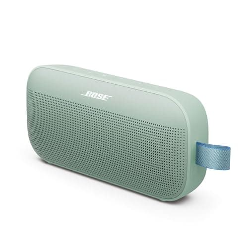 Bose SoundLink Flex Portable Bluetooth Speaker (2nd Gen), Portable Outdoor Speaker with Hi-Fi Audio, Up to 12 Hours Battery Life, Waterproof and Dustproof, Alpine Sage