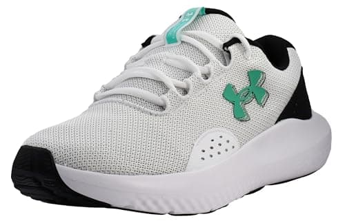 Under Armour Men Charged Rogue 4 White/Black/Green Mode 8.5 Medium