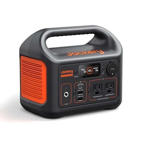 Jackery Portable Power Station Explorer 300, 292Wh Backup LiFePO4 Battery, Solar Generator for Outdoors Camping Travel Hunting Blackout (Solar Panel Optional)