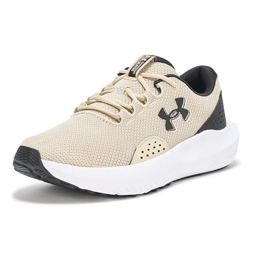 Under Armour Mens Charged Surge Khaki Base/Black/Black 7 Medium