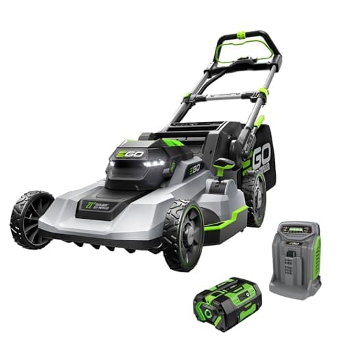 EGO Power+ Electric Lawn Mower, Self-Propelled Cordless with Touch Drive, Includes 56V 7.5Ah Battery and Rapid Charger – LM2125SP