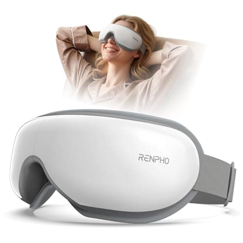RENPHO Mothers Day Gifts for Women, Eye Massager with Heat, FSA Eligible HSA, Eye Mask for Migraine Relief, Birthday Gift for Men Mom Her, Sleep Mask for Reduce Strain and Dry Eyes, Eyeris 1