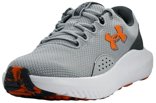 Under Armour Mens Charged Rogue 4 Mod Gray/Castlerock/Team Orange 7 Medium