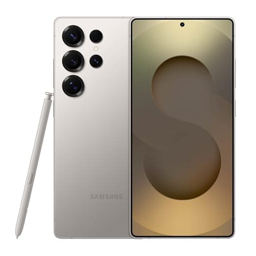 Samsung Galaxy S25 Ultra, 512GB AI Smartphone, Unlocked Android, AI Night Mode Camera, Snapdragon 8 Elite Fast Processor, 5000mAh Battery, Built-in S Pen, 2025, US 1 Yr Warranty, Titanium Gray