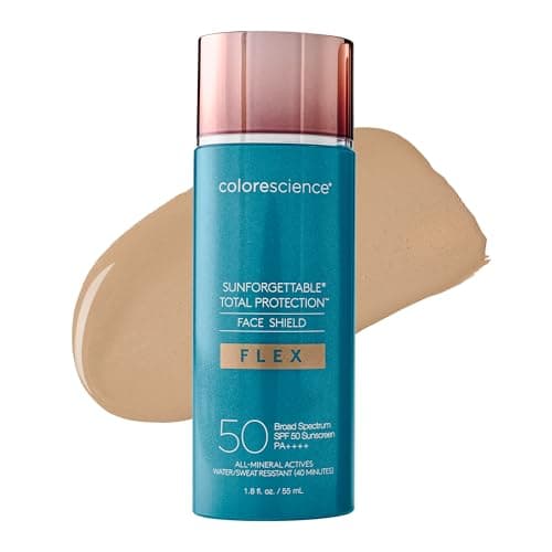 Colorescience Total Protection Face Shield Flex SPF 50, Zinc Oxide Formula, Medium, 1.8 fl. oz.