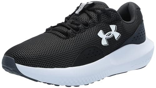 Under Armour Men's Surge 4, (002) Black/Anthracite/White, 7, US