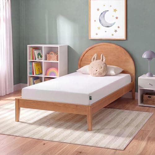 Zinus 6 Inch Twin Green Tea Memory Foam Mattress [New Version], Fiberglass Free, Medium Firm Feel, Zoned Pressure Relief, Certified Safe Foams & Fabric, Mattress in A Box