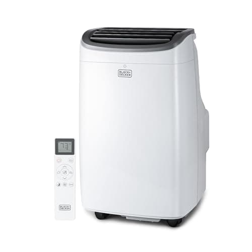 BLACK+DECKER Portable Air Conditioner, 9,000 BTU, BPACT08WT, White