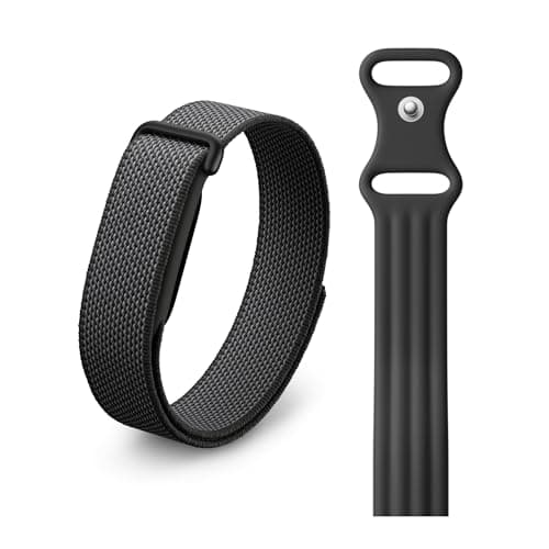 Google Fitbit Air - Obsidian with Large Obsidian Active Band Bundle