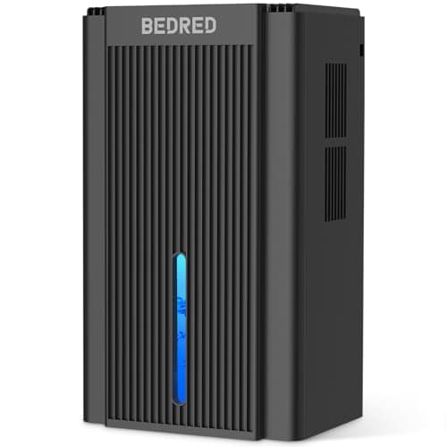 Dehumidifier, 95OZ Dehumidifier for Home 1000 Sq.Ft - Quiet with Auto Shut Off & Relaxing 7 Color Ambient Light,Ideal for Livingroom, Bedroom, Basement(Black)